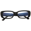 Socorro Skinny Squared Blue Light Blocking Clear Glasses