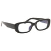 Socorro Skinny Squared Blue Light Blocking Clear Glasses