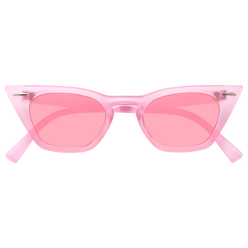 Irena Light Tint 90s Sharp Cat Eye Sunglasses