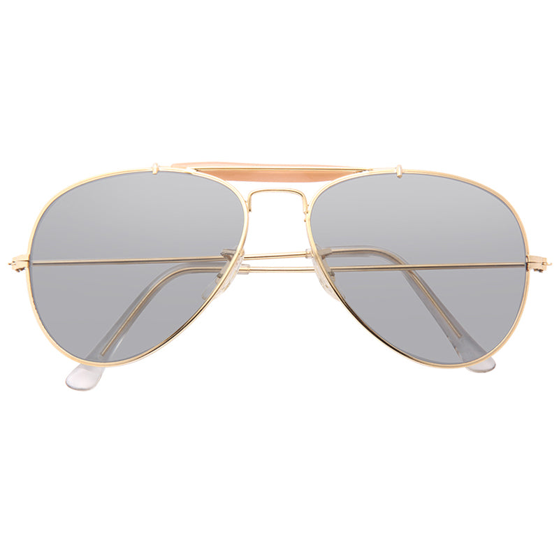 Sun Sensor 57mm Aviator Sunglasses