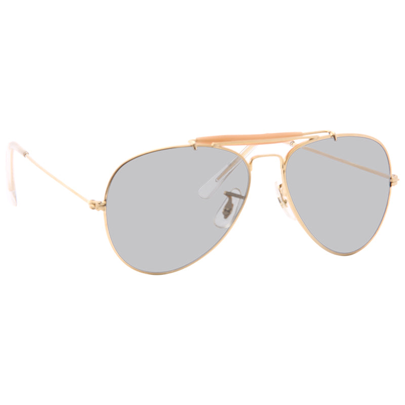 Sun Sensor 57mm Aviator Sunglasses