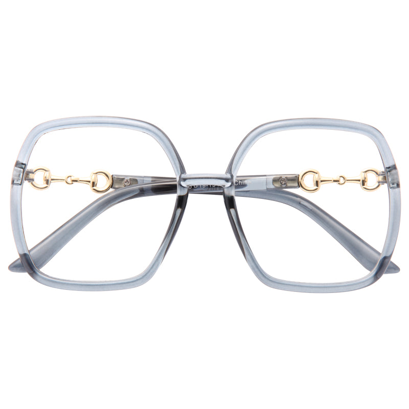 Cora Square Frame Clear Glasses