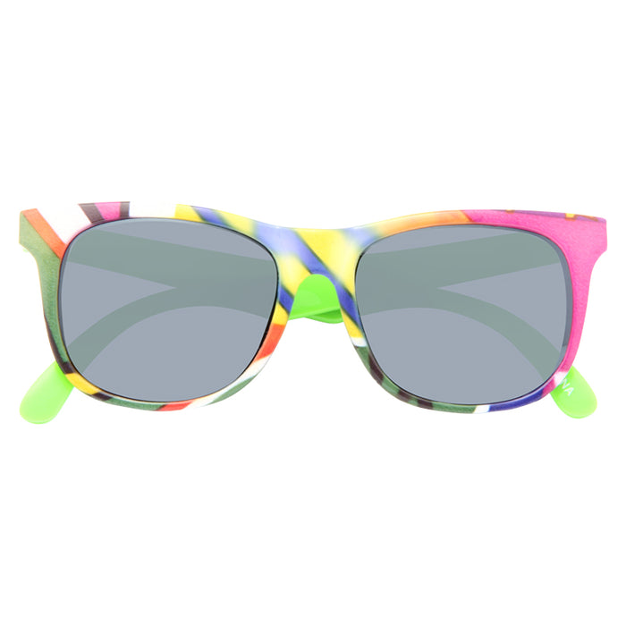 Kids Grafitti Horn Rimmed Sunglasses