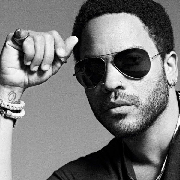 Lenny Kravitz Style 60Mm Solid Lens Aviator Sunglasses